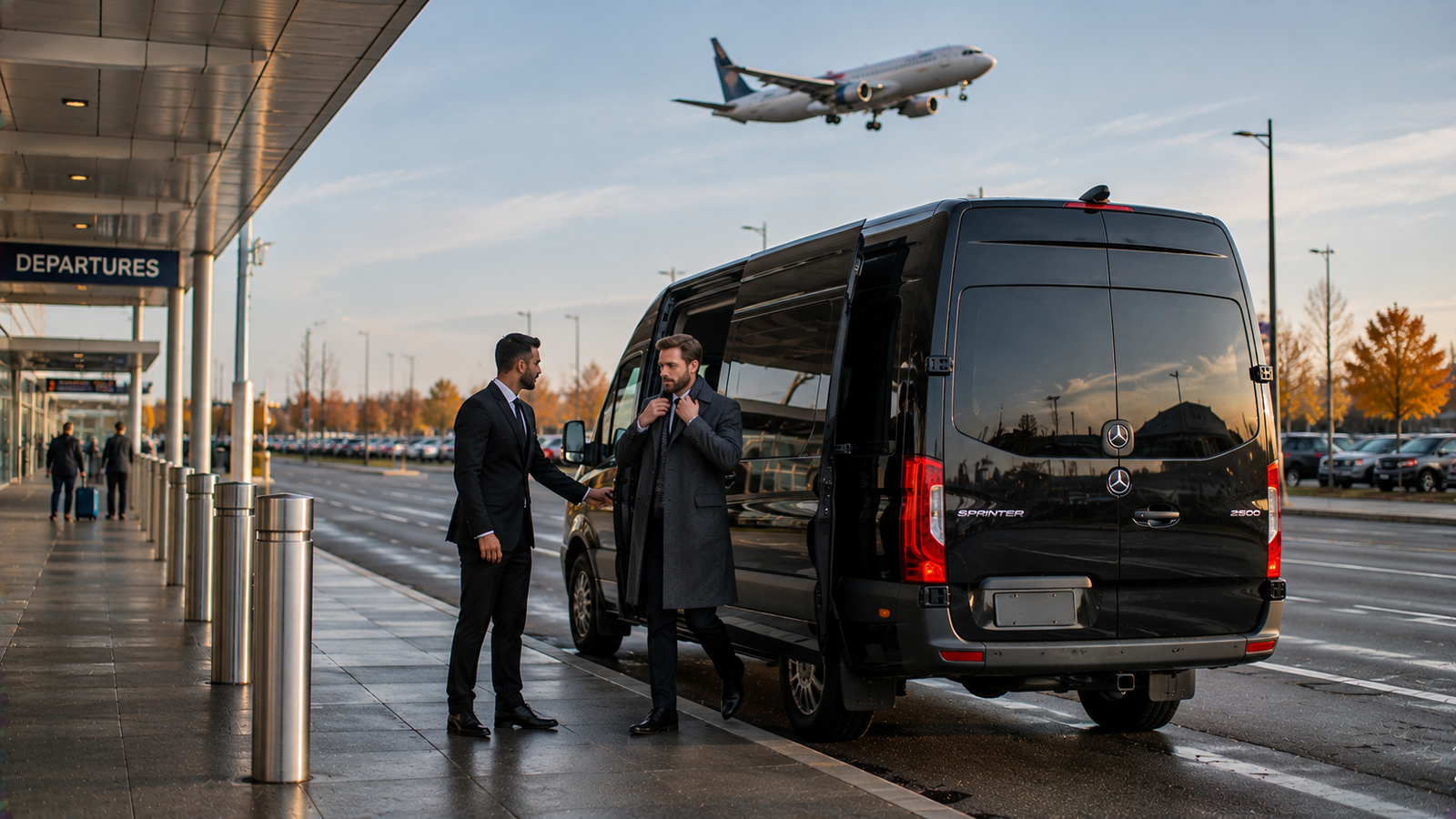Chauffeur loading luggage into an airport limo in Pembroke, Ontario