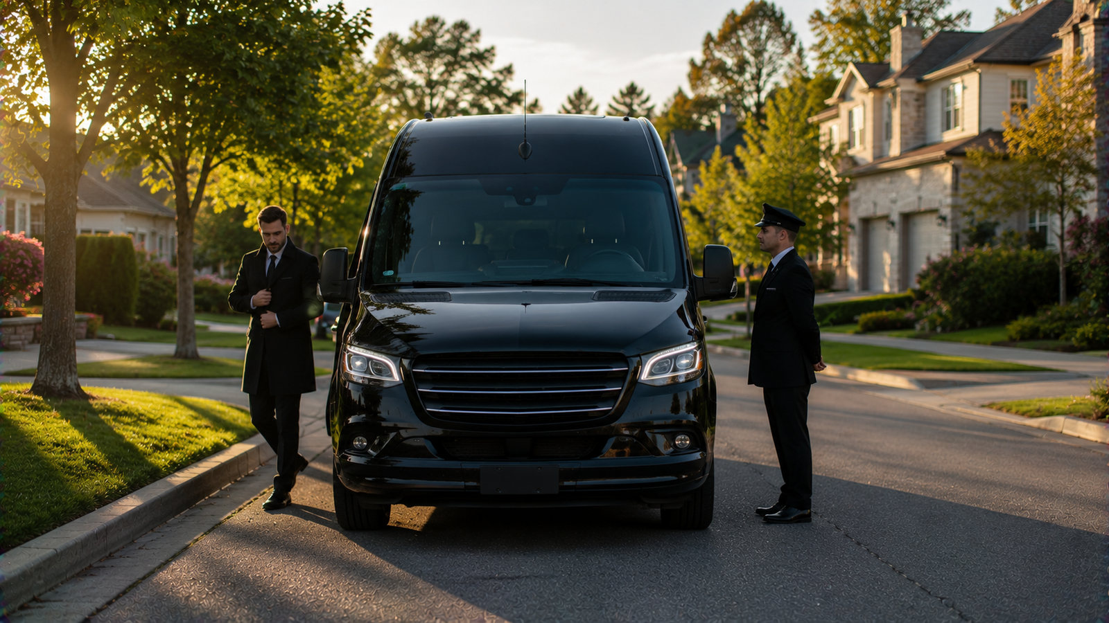Chauffeur loading luggage into an airport limo in Scarborough, Ontario